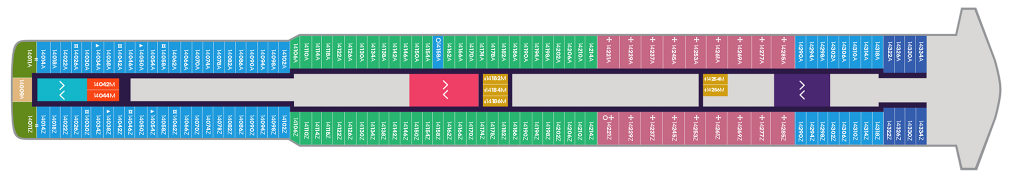 Deck 14 plan